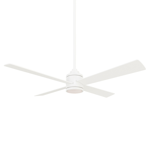 Falco 54-Inch LED Ceiling Fan in Flat White by Minka Aire
