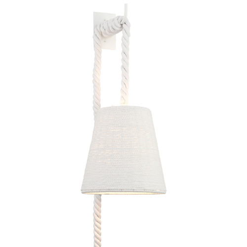 Minka Lavery Lodelle Matte White Plug and Cord Wall Lamp