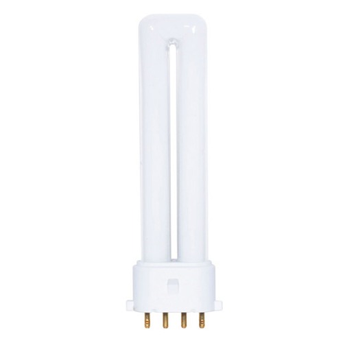 Satco Lighting Compact Fluorescent Twin Tube Light Bulb 4 Pin Base 2700K by Satco Lighting S6413
