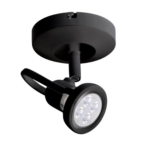 WAC Lighting Spot 826 Black LED Monopoint Spot Light by WAC Lighting ME-826LED-BK