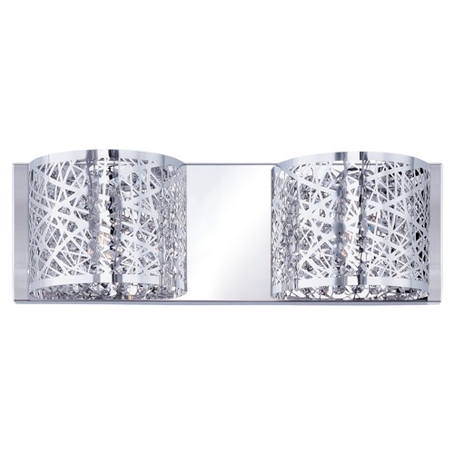 ET2 Lighting Inca 15.75-Inch LED Vanity Light in Polished Chrome by ET2 Lighting E21315-10PC/BUL