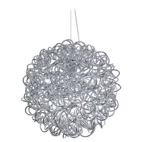 ET2 Lighting Dazed 8-Light LED Pendant in Polished Chrome by ET2 Lighting E32572-PC