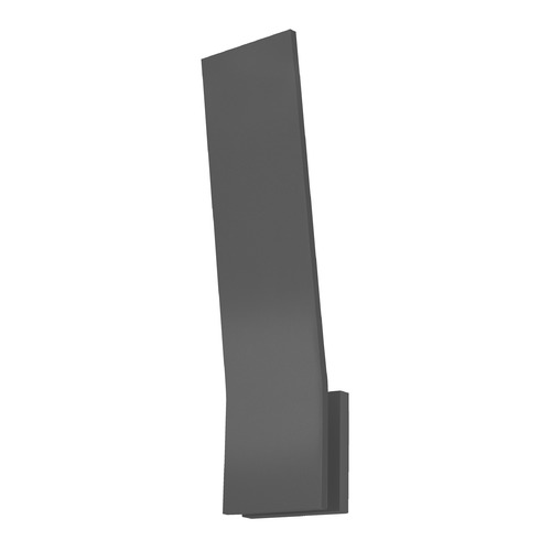 Kuzco Lighting Modern Graphite LED Outdoor Wall Light 3000K 611LM by Kuzco Lighting EW7918-GH