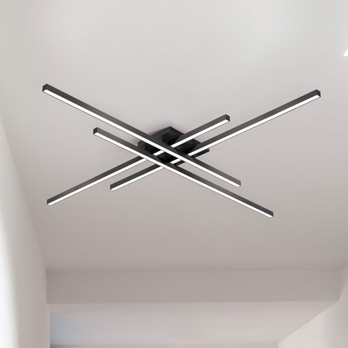 Vega Minor Black LED Semi-Flush Mount by Kuzco Lighting