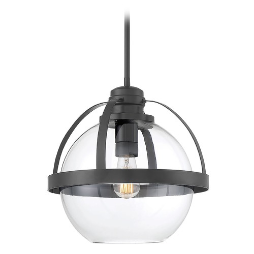 Pendleton Matte Black Pendant by Savoy House