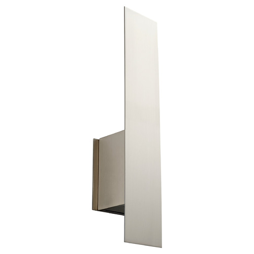 Reflex 20-Inch High Wall Sconce in Satin Nickel by Oxygen Lighting