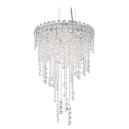 Schonbek Worldwide Lighting Chantant Polished Stainless Steel Pendant Light