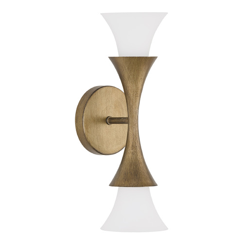 Capital Lighting Nola Dual Sconce in Mystic Luster by Capital Lighting 655721ML