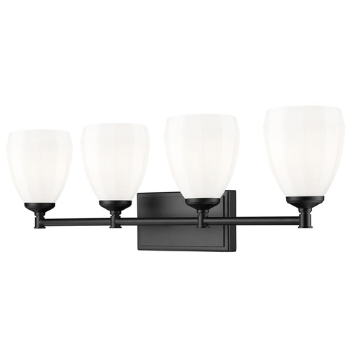 Z-Lite Oren Matte Black Bathroom Light