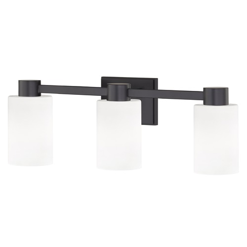 Design Classics Lighting Design Classics Vashon Matte Black Bathroom Light 2103-07 GL1024C