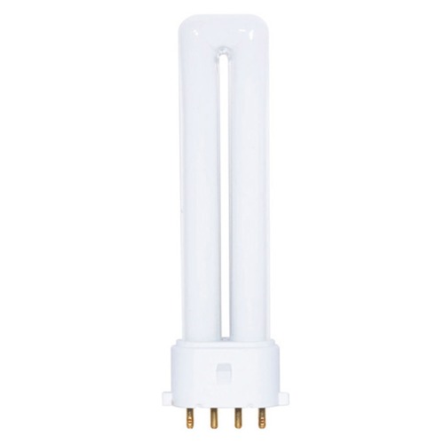 Compact Fluorescent Twin Tube Light Bulb 4-Pin Base 4100K by Satco Lighting
