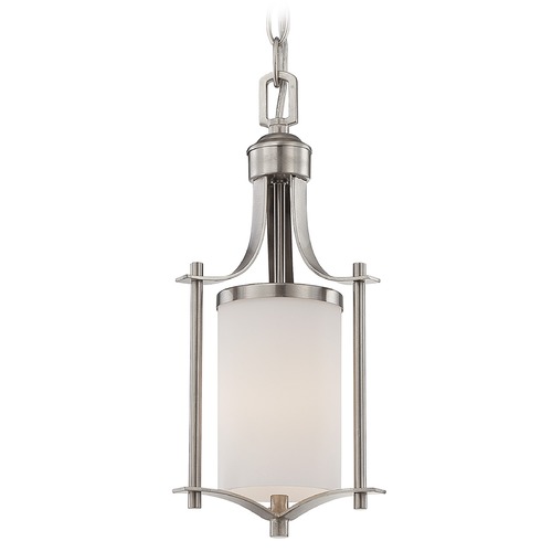 Savoy House Colton Satin Nickel Mini Pendant by Savoy House 7-336-1-SN