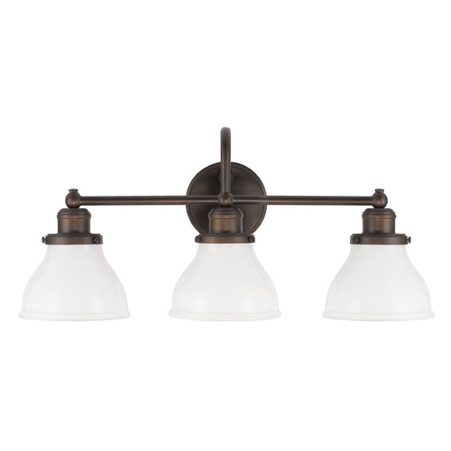 Baxter 24.25-Inch Vanity Light in Burnished Bronze by Capital Lighting