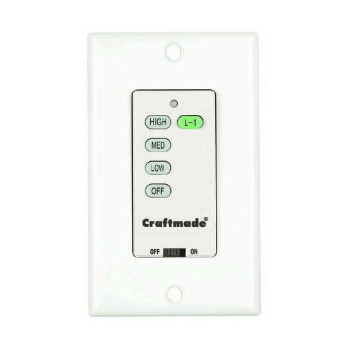 Craftmade Lighting Universal Intelligent Fan Wall Control by Craftmade Lighting UCI-WALL