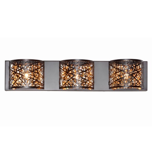 Inca 24-Inch LED Vanity Light in Bronze by ET2 Lighting