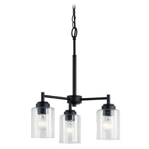 Winslow 18-Inch Black Chandelier by Kichler Lighting