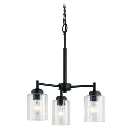 Kichler Lighting Winslow 18-Inch Black Chandelier by Kichler Lighting 44029BK