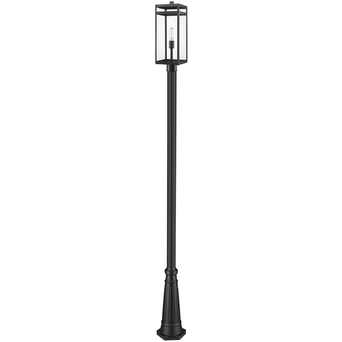 Z-Lite Nuri Black Post Light by Z-Lite 596PHBR-519P-BK