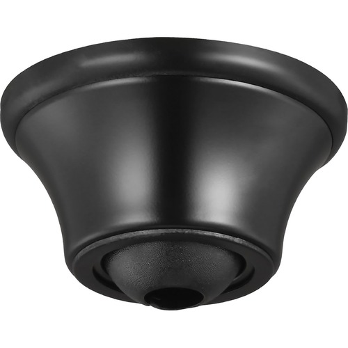 Ceiling Fan Canopy in Matte Black by Progress Lighting
