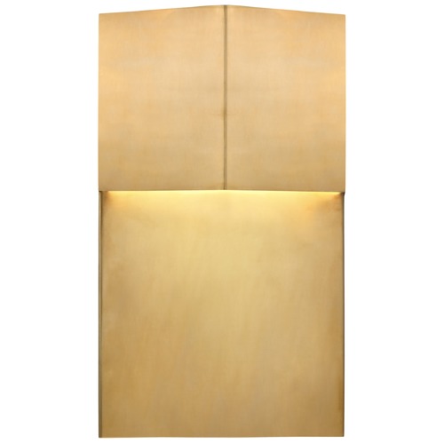 Kelly Wearstler Rega Sconce in Antique Brass by Visual Comfort Signature