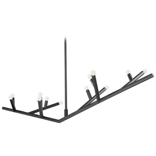 Oaks 70.50-Inch Matte Black Linear Light by Avenue Lighting