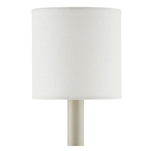 Off White Grasscloth Drum Lamp Shade
