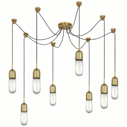 Thomas OBrien Junio Chandelier in Antique Brass by VC Signature