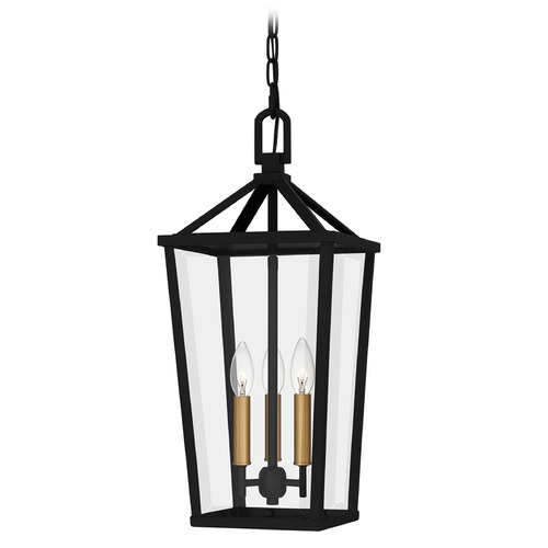 Quoizel Lighting Hull Matte Black Outdoor Hanging Light