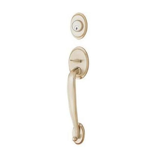 Emtek Hardware Dummy Entrance Set in Satin Nickel Finish EH 4400-US15-COR-RH