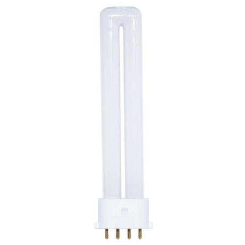 Satco Lighting Compact Fluorescent Twin Tube Light Bulb 4-Pin Base 2700K by Satco Lighting S6415