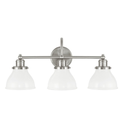 Baxter 24.25-Inch Vanity Light in Brushed Nickel by Capital Lighting