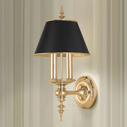 Hudson Valley Lighting Cheshire Aged Brass Wall Sconce by Hudson Valley Lighting 9501-AGB