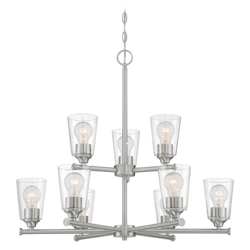 Satco Lighting Bransel Brushed Nickel Chandelier by Satco Lighting 60/7189