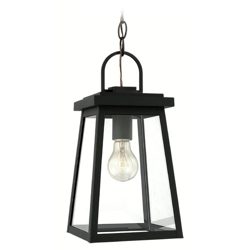 Visual Comfort Studio Collection Founders Black Outdoor Hanging Light