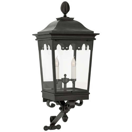 Visual Comfort Signature Collection Rudolph Colby Rosedale Wall Lantern in French Rust by Visual Comfort Signature RC2048FRCG