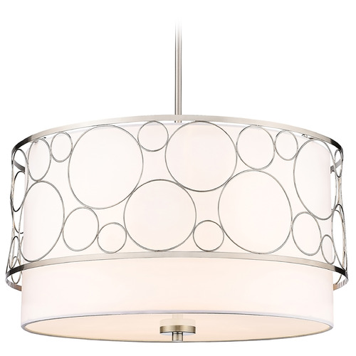 Z-Lite Kendall Brushed Nickel Pendant by Z-Lite 197-24BN