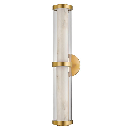 Corbett Lighting Caterina Vintage Brass LED Vertical Bathroom Light