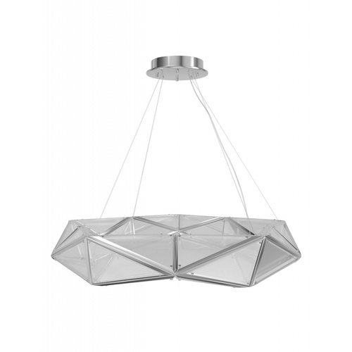 Seoul 47-Inch LED Pendant in Chrome by Avenue Lighting