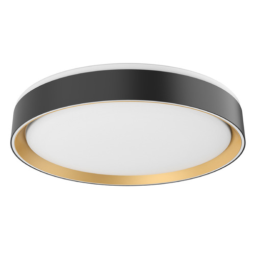 Kuzco Lighting Essex Black / Gold LED Flushmount Light