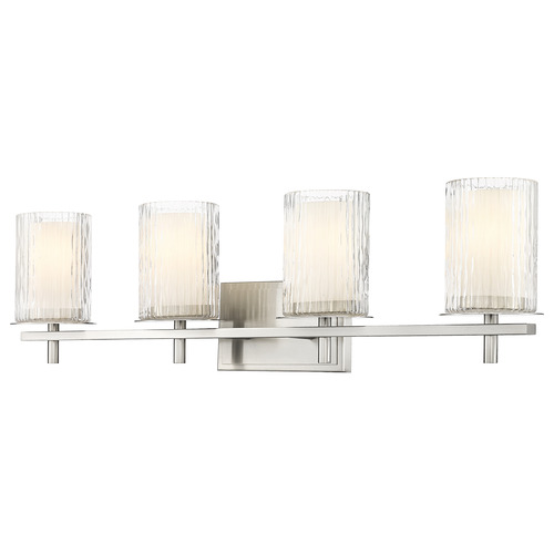 Z-Lite Z-Lite Grayson Brushed Nickel Bathroom Light 1949-4V-BN