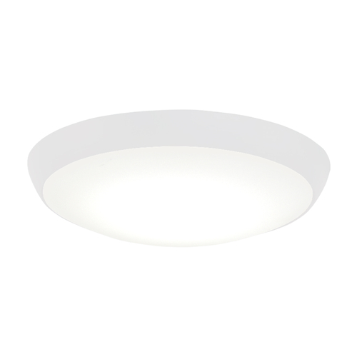 Simple Flush LED Fan Light Kit in Flat White by Minka Aire