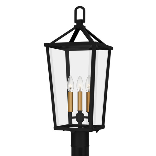 Quoizel Lighting Hull Matte Black Post Light