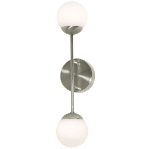 AFX Lighting Afx Lighting Pearl Satin Nickel LED Sconce PRLS0418L30D1SN