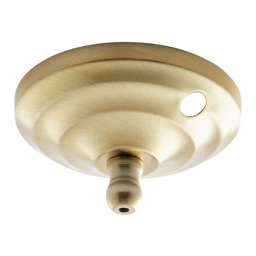 Quorum Lighting Aged Brass Fan Bowl Kit Cap by Quorum Lighting 7-1100-080