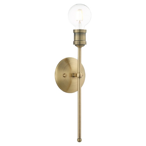Livex Lighting Livex Lighting Lansdale Antique Brass Sconce 16711-01