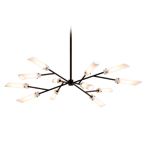 Troy Lighting High Line Dark Bronze Chandelier by Troy Lighting F7228