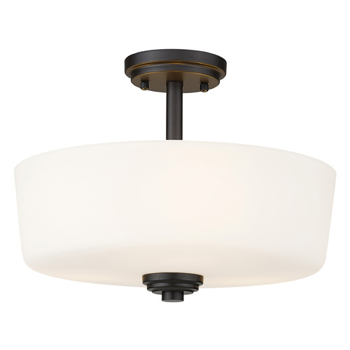 Z-Lite Arlington Bronze Semi-Flush Mount by Z-Lite 220SF3