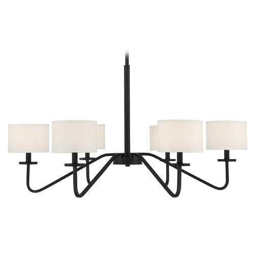 Meridian 42-Inch Chandelier in Matte Black by Meridian M10092MBK