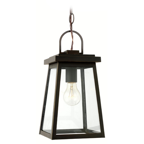 Visual Comfort Studio Collection Founders Antique Bronze Outdoor Hanging Light