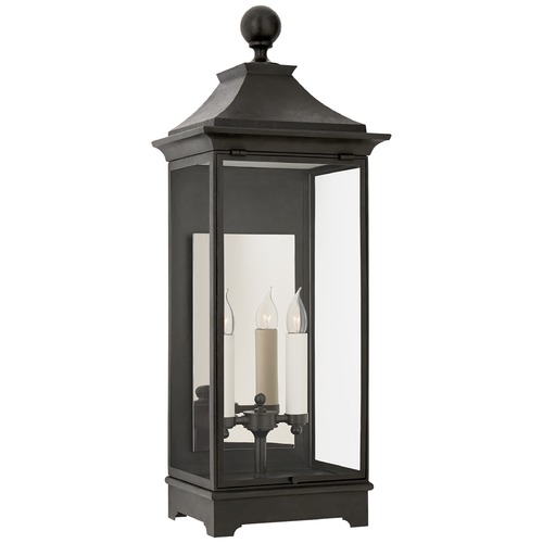 Visual Comfort Signature Collection Rudolph Colby Rosedale Wall Lantern in French Rust by Visual Comfort Signature RC2008FRCG